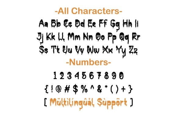 22 Creepy ABC Fonts for Posters, Stickers, & Classrooms 25 Monster kids Fonts 131363916 9 580x387 1