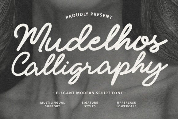 Mudelhos Calligraphy Font — fancy calligraphy fonts Mudelhos Calligraphy font showcasing elegant modern script style — fancy calligraphy fonts