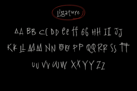 34 Halloween Lettering Fonts: Creepy Hand-Drawn Style 5 Halloween lettering fonts featuring the Night Terror font style.