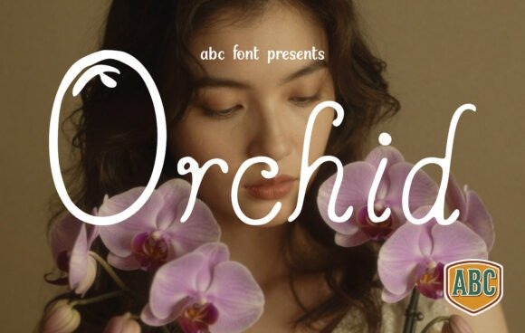 Orchid Calligraphy Font — fancy calligraphy fonts 18 Fancy Calligraphy Fonts for Luxury Wedding Invitations featuring Orchid font