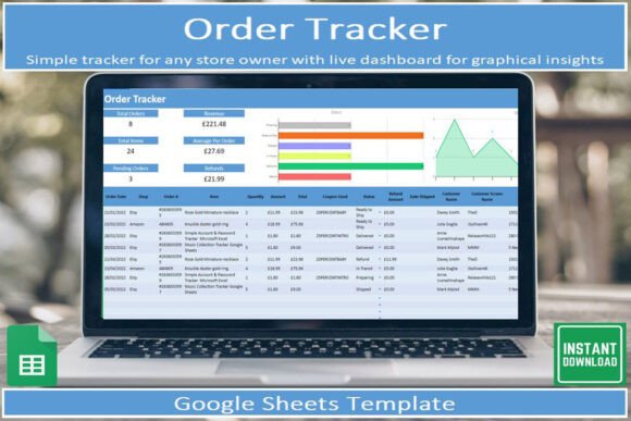 12 Best Google Sheets Templates for Product Inventory 11 Order Tracker Tool in Google Sheets for inventory management. — Google Sheets product inventory templates