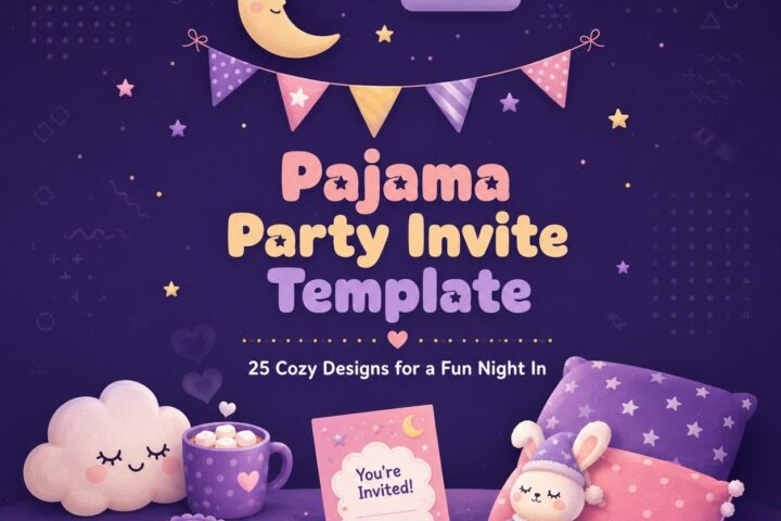 Pajama Party Invite Template 25 Cozy Designs You’ll Love