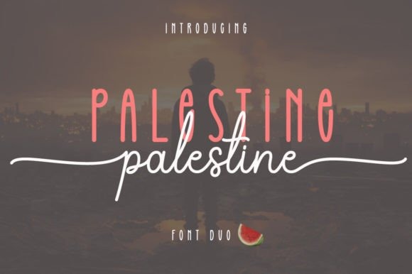 17 Wedding Font Combinations for Elegant Invitations 8 Palestine Duo wedding font combinations for elegant invitations
