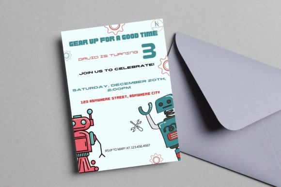 40 Editable Birthday Party Invite Template Ideas for Every 23 Editable robot birthday party invitation template for kids' celebration. โ birthday party invite template