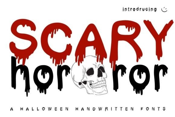 22 Creepy ABC Fonts for Posters, Stickers, & Classrooms 58 Scary Horror Fonts 77397512 1 1 580x387 2