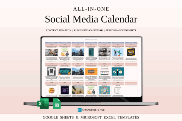12 Google Sheets Templates for Design Project Mgt 20 Social Media Calendar template for planning content strategy in Google Sheets. — Google Sheets templates for design project