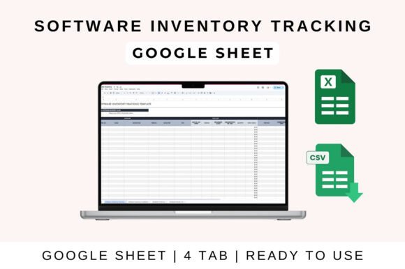 12 Best Google Sheets Templates for Product Inventory 9 Software inventory tracking Google Sheet template with multiple tabs for — Google Sheets product inventory templates