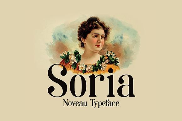 25 Best Canva Fonts for Professional Branding Design 2 Soria font showcasing elegant serif style for branding — Canva fonts for professional branding