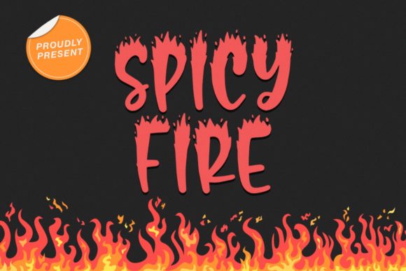 44 Spooky Halloween Alphabet Fonts for Posters and Crafts 29 Spicy Fire Fonts 5091985 1 1 580x387 2