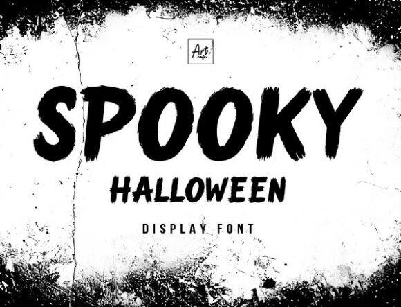 35 Best Bold Halloween Fonts with Heavy, Spooky Lettering 31 Bold Halloween font titled Spooky Halloween with a distressed texture. โ bold Halloween fonts