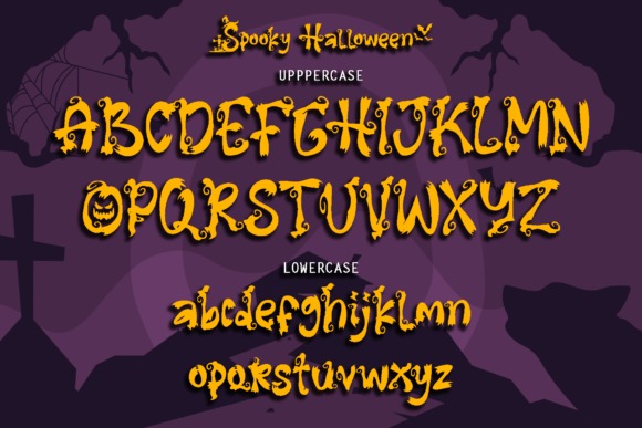 24 Halloween ABC Fonts for Spooky Alphabet Designs 9 Halloween ABC fonts featuring Spooky Halloween typeface.