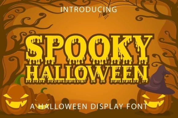 35 Best Bold Halloween Fonts with Heavy, Spooky Lettering 39 Bold Halloween font 'Spooky Halloween' with dripping letters and pumpkins. โ bold Halloween fonts