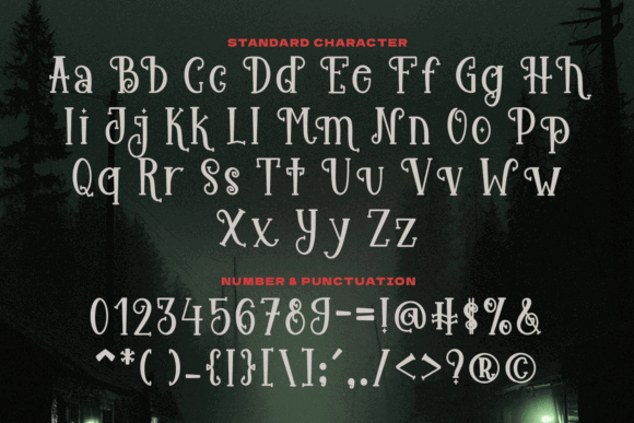 44 Spooky Halloween Alphabet Fonts for Posters and Crafts 67 Spooky Halloween alphabet font showcasing uppercase and lowercase letters with decorative elements.