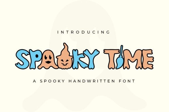 34 Halloween Lettering Fonts: Creepy Hand-Drawn Style 48 Halloween lettering fonts featuring Spooky Time handwritten style