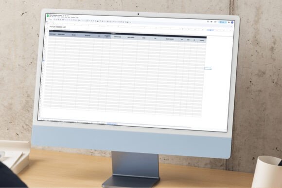 12 Best Google Sheets Templates for Product Inventory 6 Google Sheets product inventory template displayed on a computer screen. — Google Sheets product inventory templates
