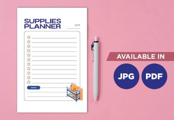 14 Top Printable Craft Project Planner Templates for Makers 16 Supplies Planner template with space for notes and a date, designed for — printable craft project planner templates