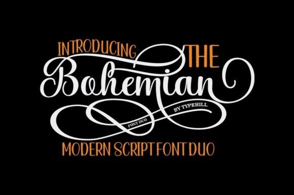 17 Wedding Font Combinations for Elegant Invitations 2 17 wedding font combinations featuring The Bohemian Duo