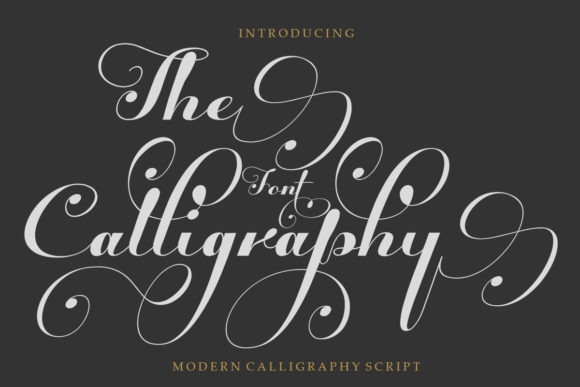 The Calligraphy Font — fancy calligraphy fonts Fancy calligraphy font example for wedding invitations — fancy calligraphy fonts