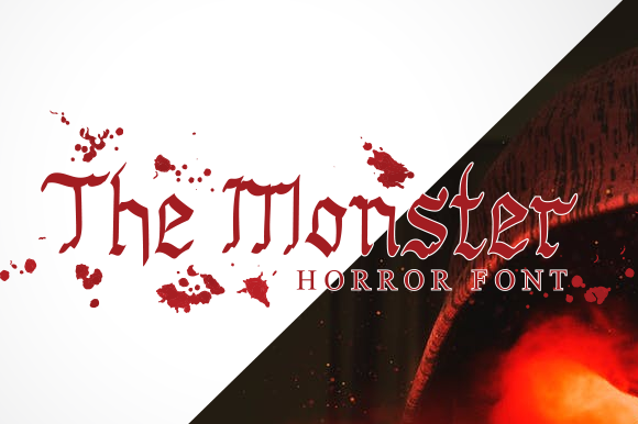 Spooky Font Alphabet: 33 Best Halloween Styles for 2026 32 The Monster horror font with blood splatter effects.