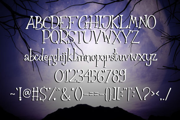 44 Spooky Halloween Alphabet Fonts for Posters and Crafts 40 The Nightmare by dmletter31 5 580x387 1
