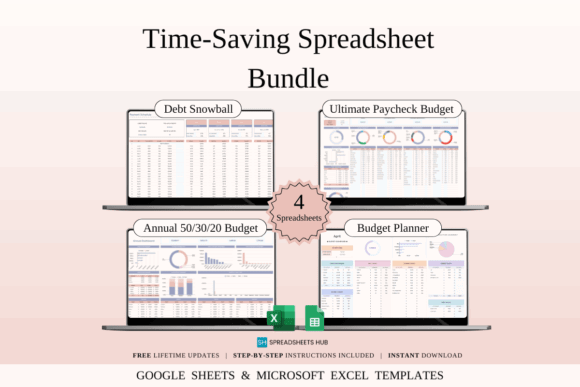 15 Top Google Sheets Bundle for Graphic Designers' Assets 14 Time-Saving Spreadsheet Bundle featuring four budgeting templates for — Google Sheets bundles for graphic designers