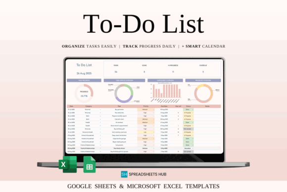 15 Best Google Sheets Bundles & Templates for Business 13 To-Do List Tracker Template for organizing tasks and tracking progress in Google Sheets. — Google Sheets bundles