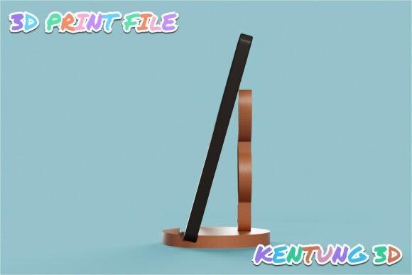 Treble Clef Phone Holder — 3D printed gift Treble clef phone holder for musicians and music teachers — 3D printed gift