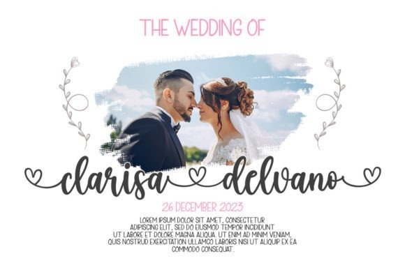 16 Wedding Card Fonts for Elegant Invitation Designs 3 Elegant wedding invitation design featuring handwritten fonts. — wedding card fonts
