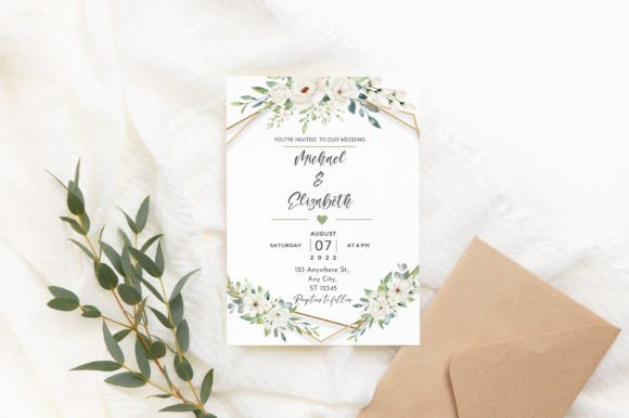 35 Party Invite Template Designs for Every Celebration 39 Elegant wedding invitation template with floral design and gold accents. โ party invite template