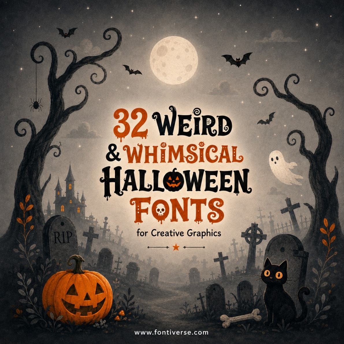 Weird Halloween Fonts 32 Whimsical Picks for Creative Designs