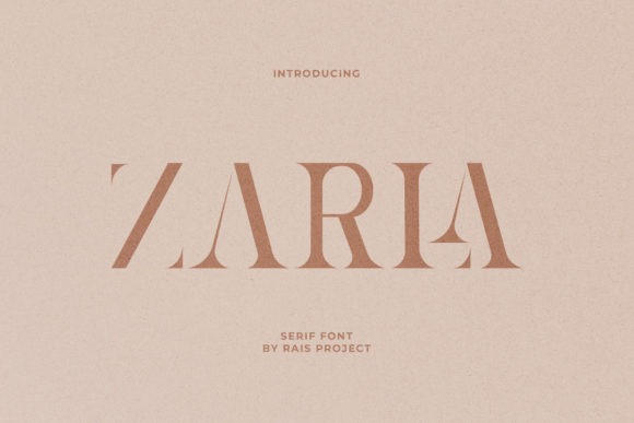 19 Wedding Fonts in Canva for Elegant Invitation Designs 13 Zarla modern serif font for wedding invitations — wedding fonts in Canva