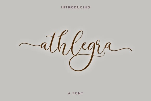 Athlegra Calligraphy Font — fancy calligraphy fonts Fancy calligraphy font Athlegra for luxury wedding invitations — fancy calligraphy fonts