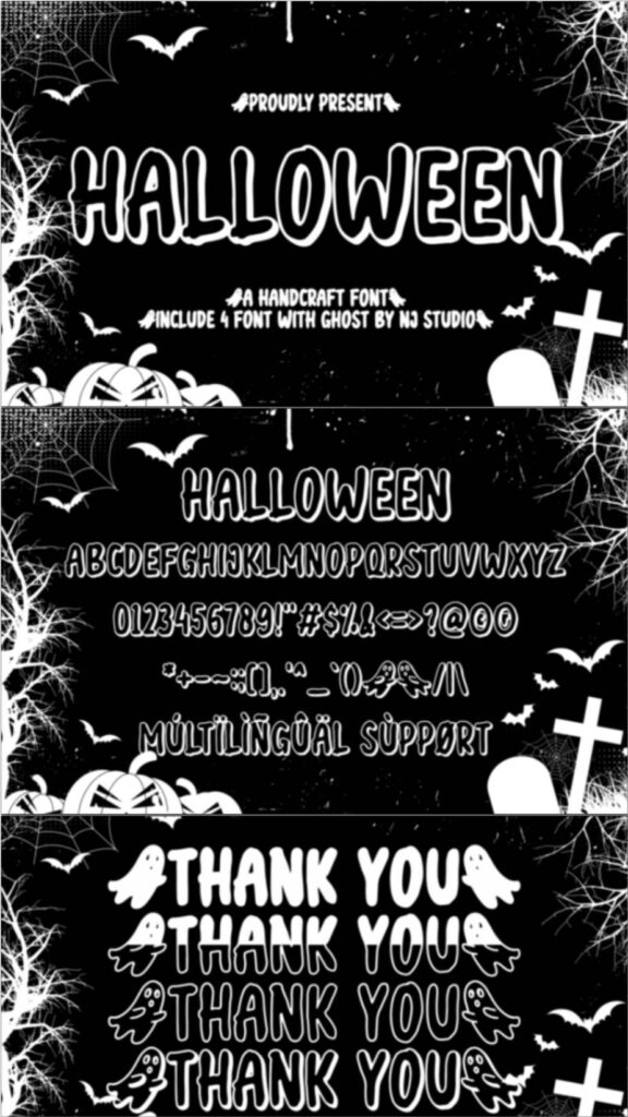 45 Chunky Halloween Fonts for Cricut and Canva Projects 32 gandr collage 2026 08 05T062630.100 1