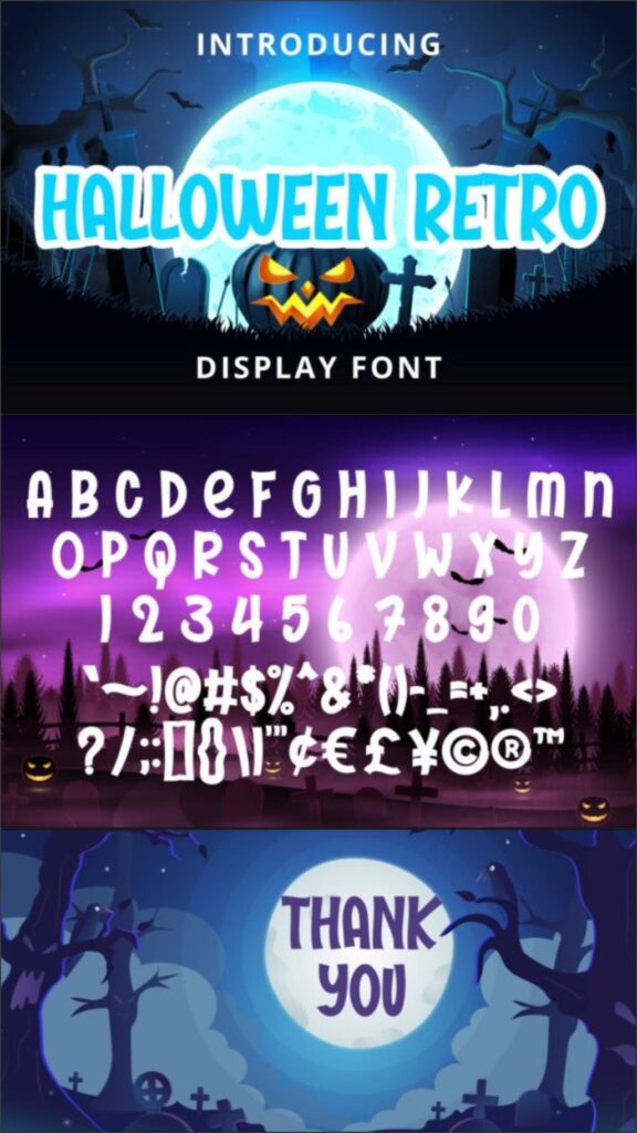 28 Halloween Fonts for T-Shirt Designs & POD 13 gandr collage 2026 08 05T065613.489 1