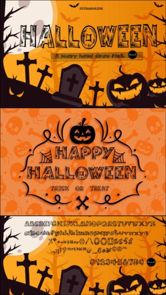 35 Best Bold Halloween Fonts with Heavy, Spooky Lettering 21 gandr collage 2026 08 05T201950.511 1