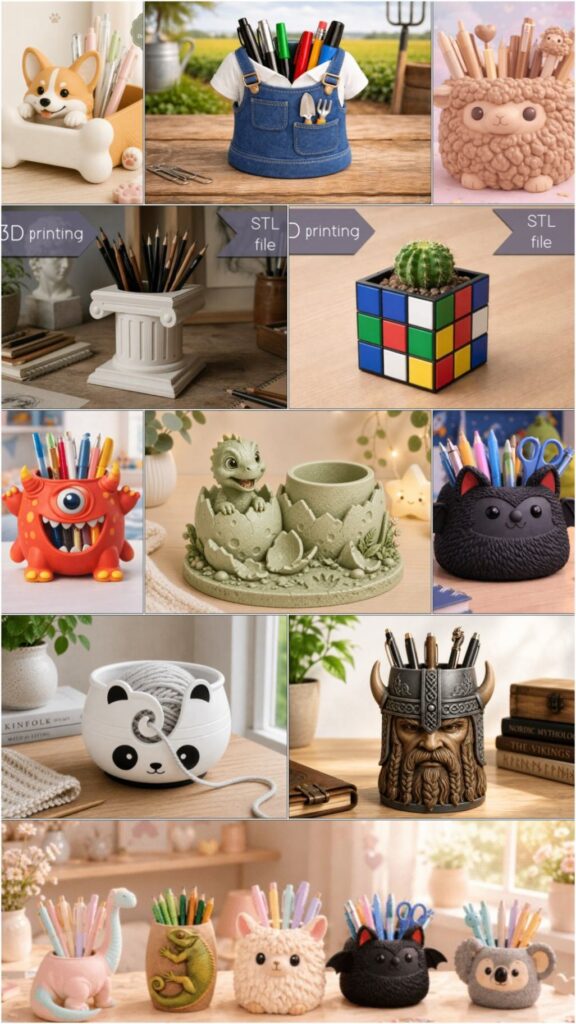 DIY 3D Printed Desk Organizers — DIY 3D printed gifts DIY 3D printed gifts including desk organizers and creative designs.