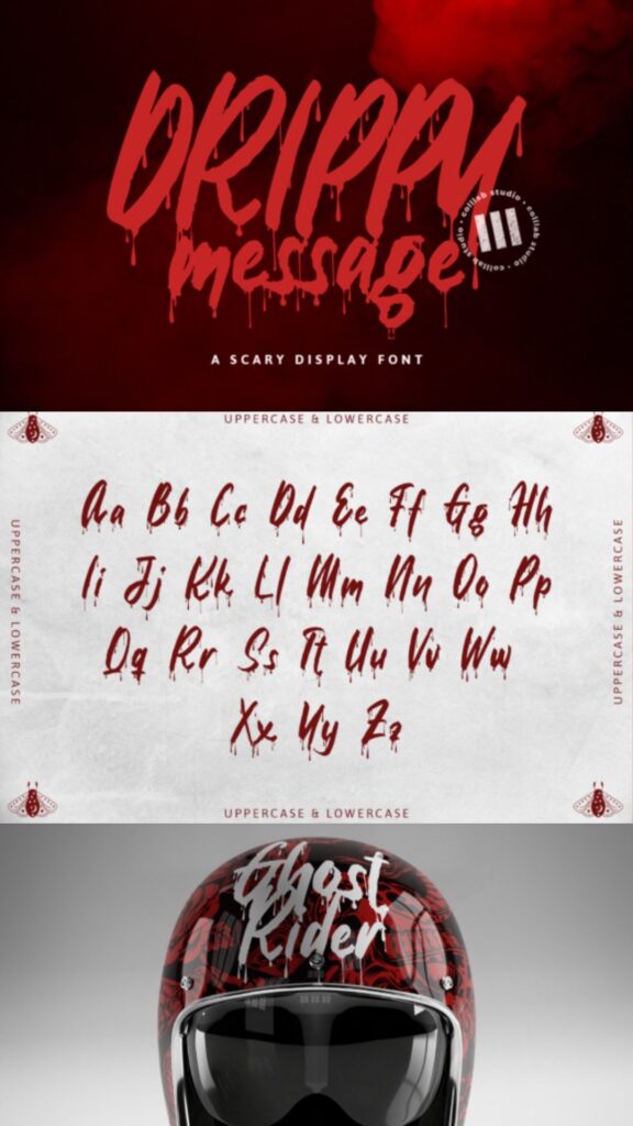 44 Spooky Halloween Alphabet Fonts for Posters and Crafts 38 gandr collage 75 1