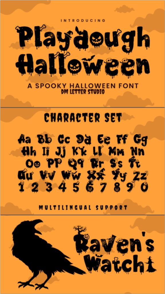 Halloween Bubble Fonts: 36 Playful Picks for Spooky Crafts 7 gandr collage 76 1