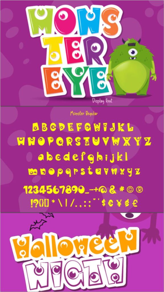 Halloween Bubble Fonts: 36 Playful Picks for Spooky Crafts 10 gandr collage 78 1