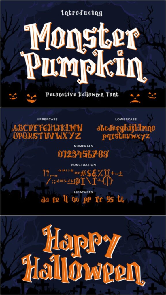 Halloween Bubble Fonts: 36 Playful Picks for Spooky Crafts 40 gandr collage 81 1