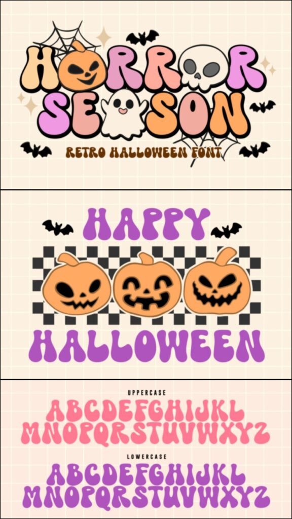 45 Chunky Halloween Fonts for Cricut and Canva Projects 24 gandr collage 98 1