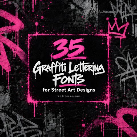 35 Graffiti Lettering Font Picks for Street Art Designs