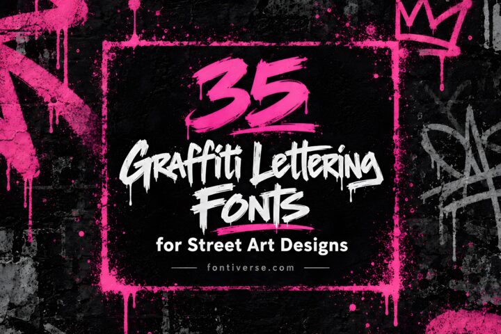 35 Graffiti Lettering Font Picks for Street Art Designs