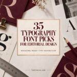 Best fonts for editorial design projects — 35 Picks