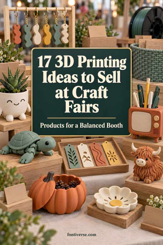 17 3D Printed Products to Sell at Craft Fairs for Profit 1 3D printed products for craft fairs including planters and toys
