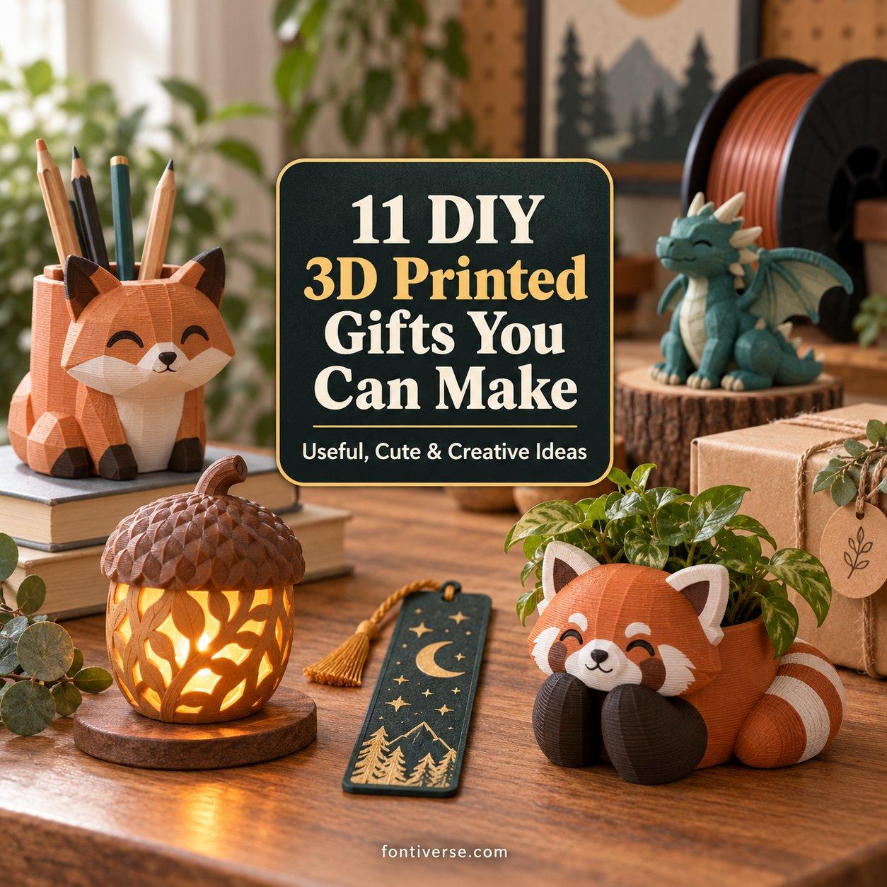 Amazing DIY 3D Printed Gifts 11 Creative Ideas Anyone Can Make