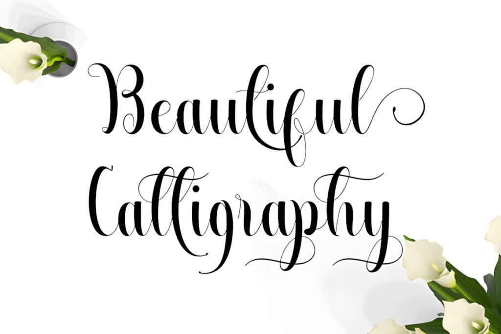 27 Calligraphy Alphabet for alphabet lettering projects 21 Beautiful calligraphy alphabet fonts with decorative swashes and elegant script style