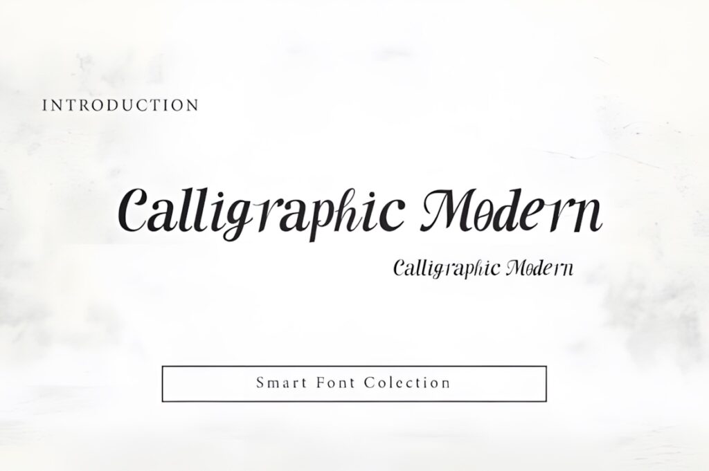 27 Calligraphy Alphabet for alphabet lettering projects 22 Calligraphic Modern font sample showcasing calligraphy alphabet fonts with modern artistic script style