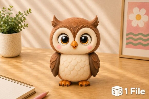 17 3D Printed Products to Sell at Craft Fairs for Profit 15 Cute owl 3D printed product for gifts and decor โ 3D printed products