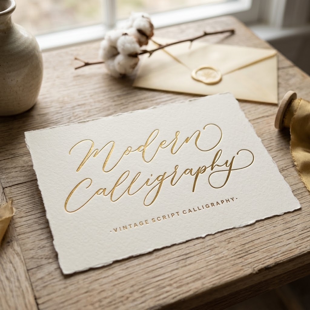 27 Calligraphy Alphabet for alphabet lettering projects 2 Modern calligraphy alphabet lettering on textured paper with vintage script style — calligraphy alphabet fonts